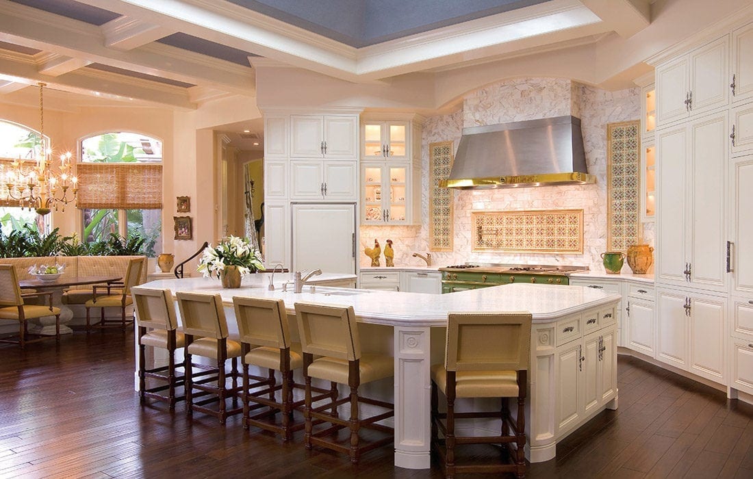 Kitchen in neo classical style home